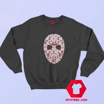 Jason Voorhees Mask Lv Monogram 90s Unisex Sweatshirt