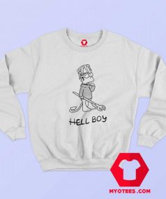 Lil Peep Hellboy Bart Simpson Unisex Sweatshirt