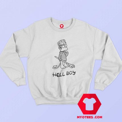 Lil Peep Hellboy Bart Simpson Unisex Sweatshirt