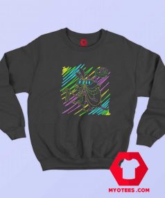 Nickelodeon Ren and Stimpy Neon Line Art Sweatshirt