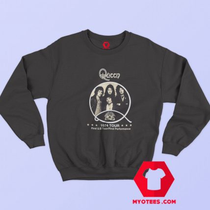 Queen First US Tour First Performance 1974 Sweatshirt