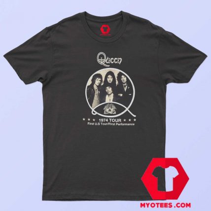 Queen First US Tour First Performance 1974 T Shirt