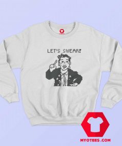 Rik Mayall Lets Swear Vintage Unisex Sweatshirt