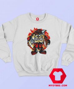 Taz Firefighter Looney Tunes Vintage Unisex Sweatshirt