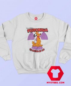 Vintage Pluto Plutonium Disney Mickey Parody Sweatshirt