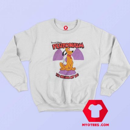 Vintage Pluto Plutonium Disney Mickey Parody Sweatshirt