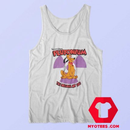 Vintage Pluto Plutonium Disney Mickey Parody Tank Top