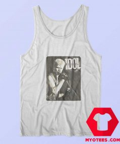 Billy Idol Photo Live Perform Vintage Unisex Tank Top