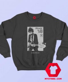 Bob Dylan Blowin In The Wind Guitar Photo Sweatshirt