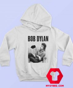 Bob Dylan Sitting In Armchair Portrait Unisex Hoodie