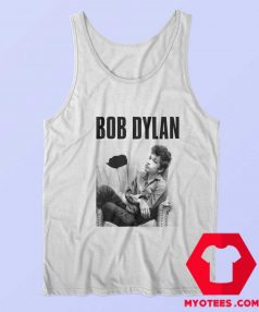 Bob Dylan Sitting In Armchair Portrait Unisex Tank Top