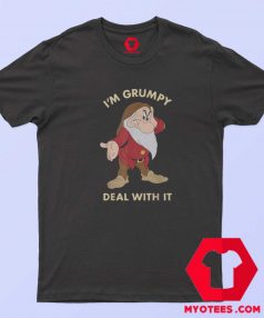 Disney Snow White Im Grumpy Deal With It T shirt