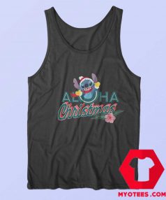 Disney Stitch Aloha Christmas Holiday Unisex Tank Top