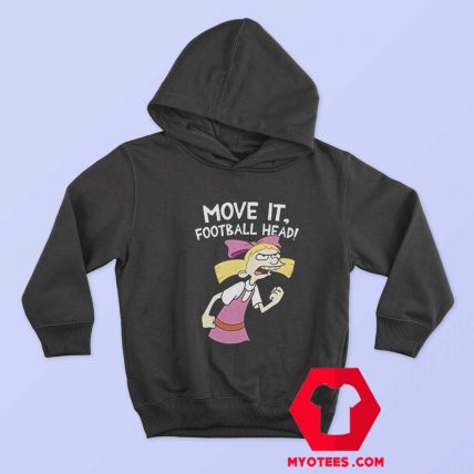 Hey Arnold Helga Move It Football Head Hoodie 1