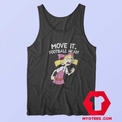 Hey Arnold Helga Move It Football Head Tank Top 1