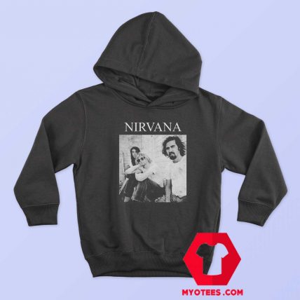 Nirvana Black White Group Photo Unisex Hoodie