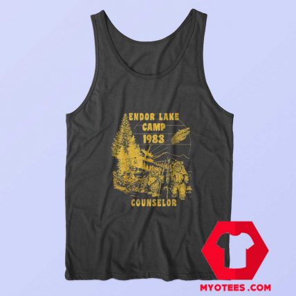 Star Wars Ewok Endor Lake 83 Camp Counselor Tank Top