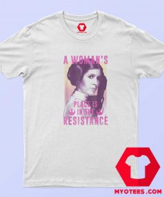 Star Wars Princess Leia Resistance Unisex T shirt