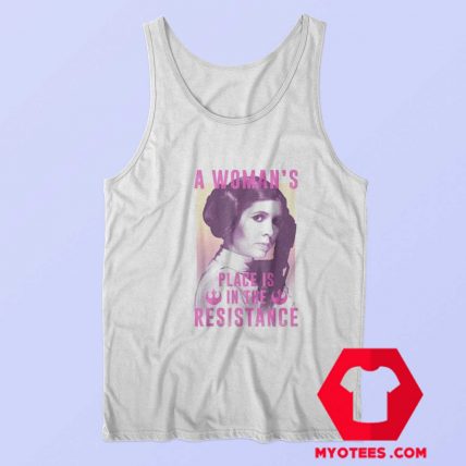 Star Wars Princess Leia Resistance Unisex Tank Top