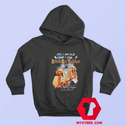 Stevie Ray Vaughan On Stage Vintage Unisex Hoodie