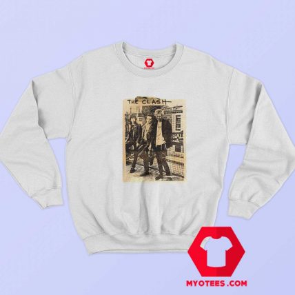 The Clash Band Potrait Vintage Unisex Sweatshirt