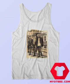 The Clash Band Potrait Vintage Unisex Tank Top