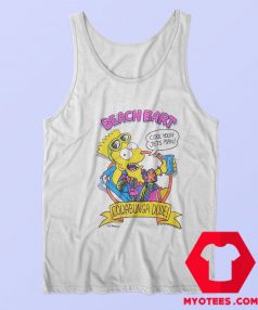 Bart Simpson Your Jets Man Beach Cowabunga Tank Top