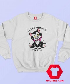 Disney Figaro Cute From Bow To Toe Sweatshirt