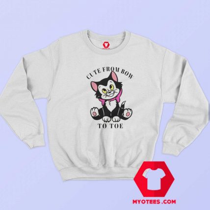 Disney Figaro Cute From Bow To Toe Sweatshirt