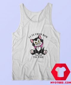 Disney Figaro Cute From Bow To Toe Tank Top