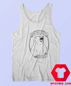 Dont Tell Me to Smile Bear Feminist Animal Tank Top