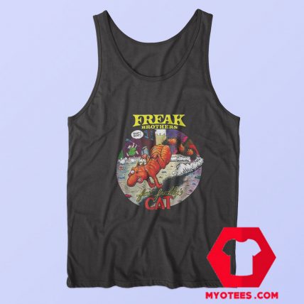 Freak Brothers Fat Freddys Cat Unisex Tank Top