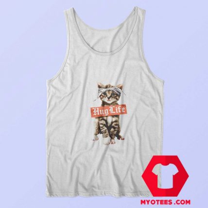 Funny Hug Life Cat Tupac Shakur Unisex Tank Top