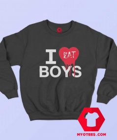 I Eat Boys Punxnkisses Graphic Unisex Sweatshirt