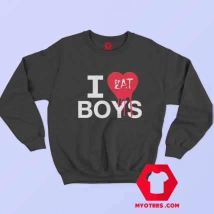 I Eat Boys Punxnkisses Graphic Unisex Sweatshirt