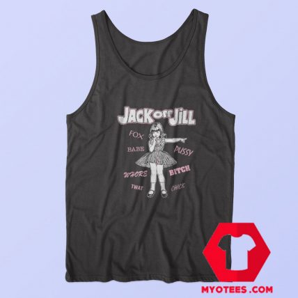 Jack Off Jill Fox Pussy Babe Unisex Tank Top