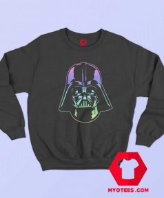 Star Wars Darth Vader Head Neon Gradient Sweatshirt