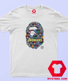 BAPE x Marvel Avengers Ape Head Unisex T shirt