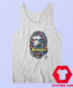 BAPE x Marvel Avengers Ape Head Unisex Tank Top