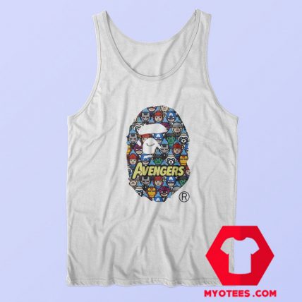 BAPE x Marvel Avengers Ape Head Unisex Tank Top