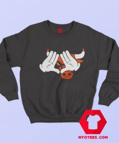 Chicago Bulls logo Illuminati Graphic Unisex Sweatshirt