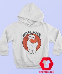 Disney Big Hero 6 Baymax Hug Valentines Hoodie