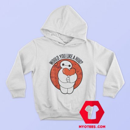 Disney Big Hero 6 Baymax Hug Valentines Hoodie