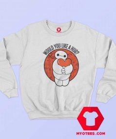 Disney Big Hero 6 Baymax Hug Valentines Sweatshirt