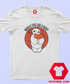 Disney Big Hero 6 Baymax Hug Valentines T shirt