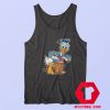 Disney Donald Duck Playing Drum Cartoon Tank Top