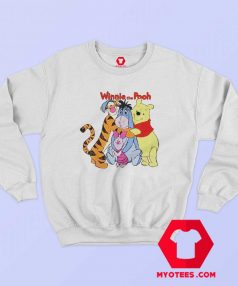 Disney Hug Winnie The Pooh Group Shot Sweatshirt