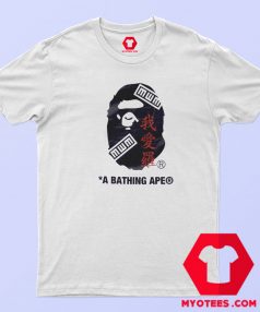 Funny Bape x Naruto Ape Head Unisex T shirt