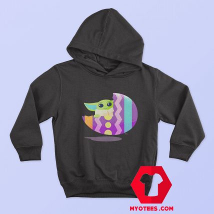 Parody Baby Yoda Pastel Easter Eggs Funny Hoodie