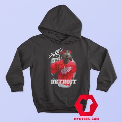 Tupac Shakur Makaveli Detroit Red Wings Hoodie